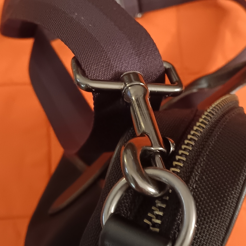 COACH MENS Case bag Black Cordura Leather Hamilton Brief Case Bag F31277 - Picture 5 of 6